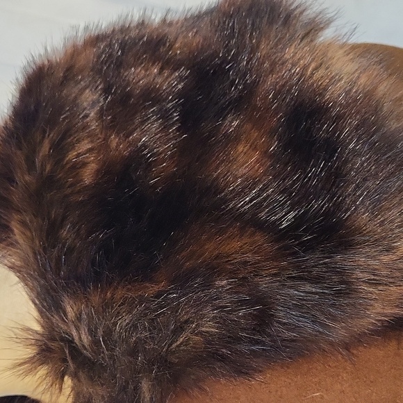 NWT, VINTAGE COLLECTIF PEARL TAN COAT, XS - Picture 5 of 14